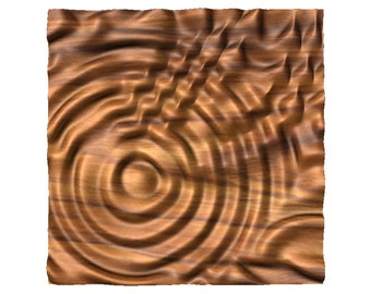 3D-ontwerpbestand golvend wandpaneel, CNC Stl (directe download)