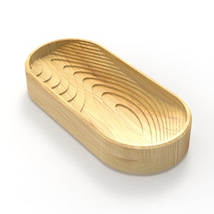 Contour Valet Tray / Topo Tablett-3d Stl Model / Aspire / Artcam / Carveco / Fusion 360, etc.