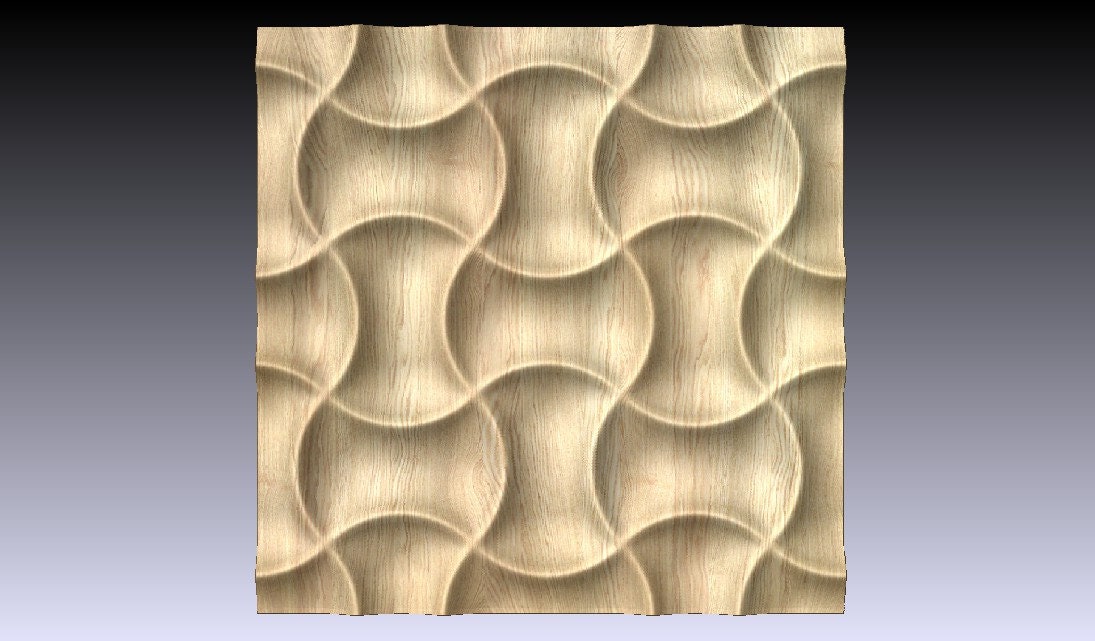 3d Stl Model-panel for Cnc Router, 3D Print or Mold. Aspire, Artcam ...