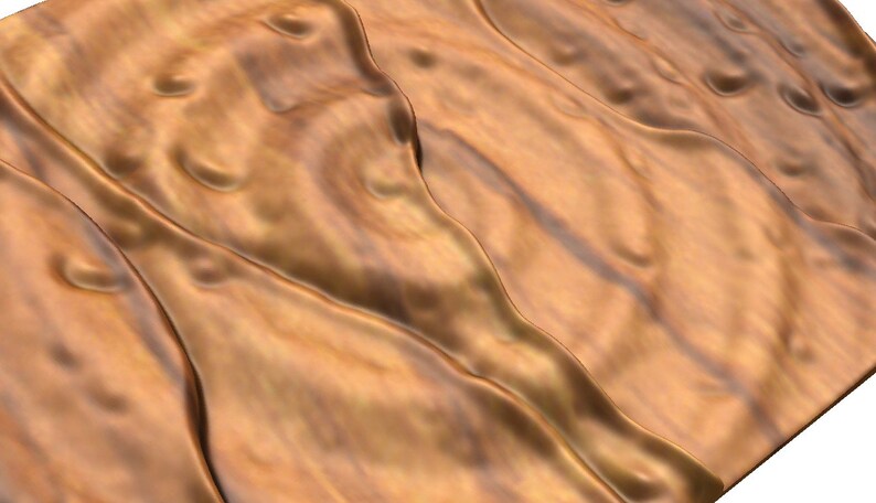 May include: A close-up of a textured, metallic surface with a warm, golden brown color. The surface has a rippled, wavy pattern, creating a sense of movement and depth.