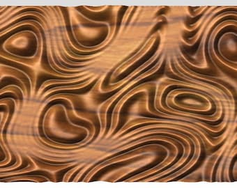 CNC Wellen-Skulpturenpanel, 3D-STL-Modell (Digitale Datei)
