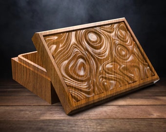 Jewelry Box - Files for CNC (stl, ai, svg, dxf, pdf)