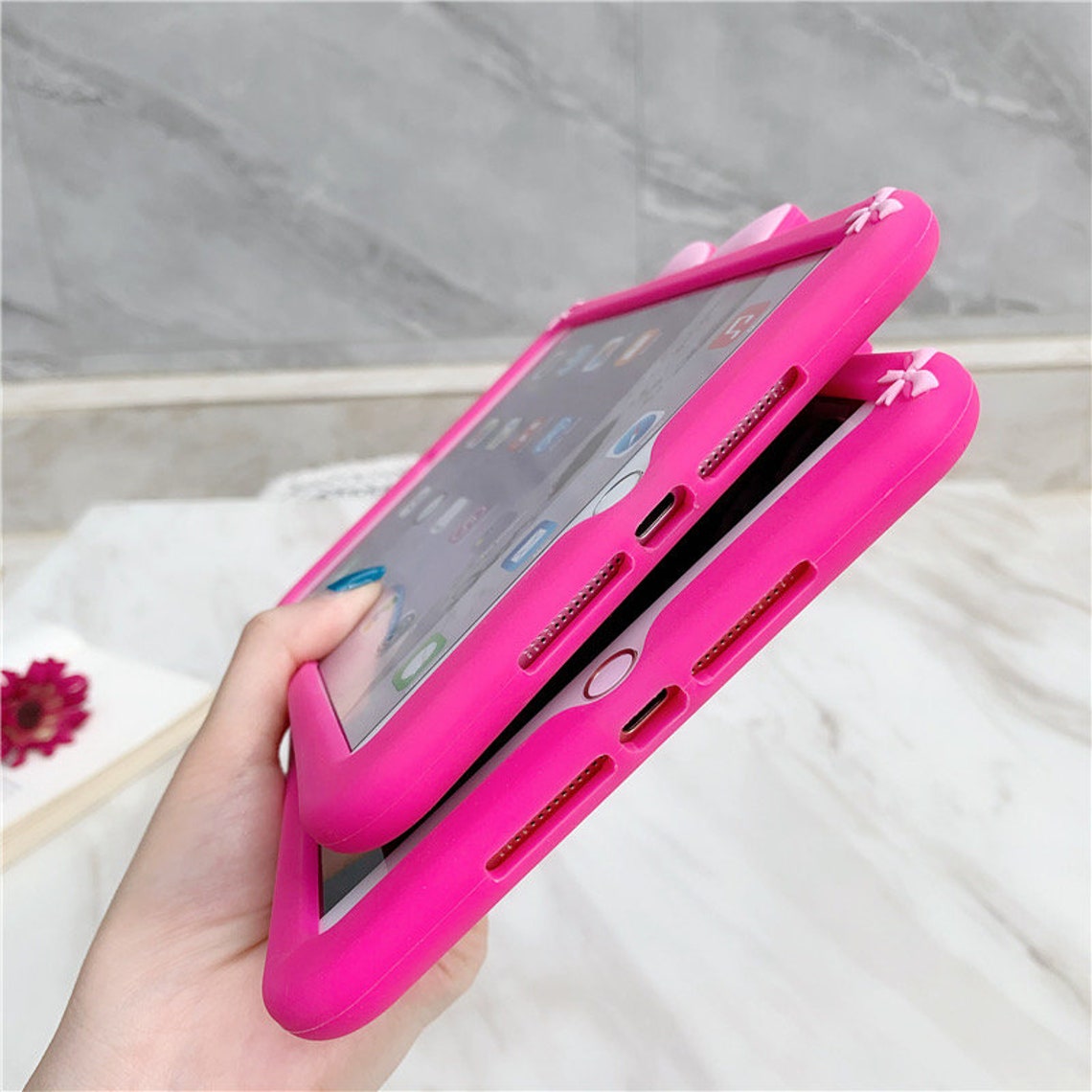 Pink Barbie iPad Case with Stand Etsy