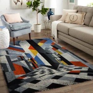 Kit de tapis à crochets, grand kit de tapis à crochets pour adultes Kits de crochets avec toile imprimée