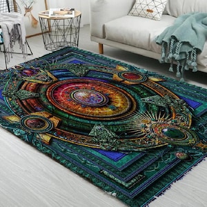 Rustic Latch Hook Rug: Bring the Outdoors In - Latch Hook Kits, Large Latch Hook Rug Kit for Adults Latch Hook Kits with Printed Canvas