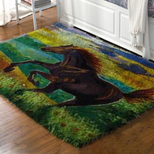 Latch Hook Rug ，Customizable Latch Hook Rug Kit - Personalized Home Decoration