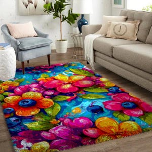 Rote Blumen-Klapphaken-Kits, große Knüpfteppich-Kit für Erwachsene mit bedruckter Leinwand / multifunktional / Wandteppich / Teppich / Geschenk