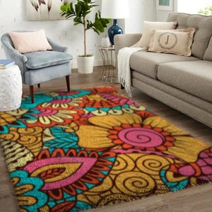 Latch Hook Kits, Holiday Crafting Delight: Large Latch Hook Rug Kit for Christmas Cheer