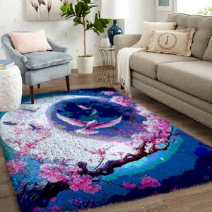 Latch Hook Kit and Rug: Create Your Custom Colorful Floor Art