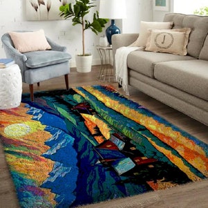 Latch Hook Rug ，Custom Latch Hook Rug Kit, Personalized DIY Floor Rug