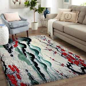 Nature Latch Hook Rug Kit - Wald-, Berg- und Outdoor-Designs