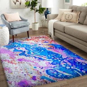Bedroom Rug Kits: Cozy Floors - Latch Hook Kits, Large Latch Hook Rug Kit for Adults Latch Hook Kits with Printed Canvas