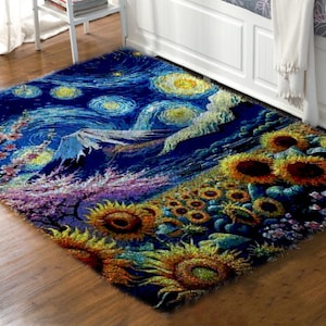 Boyfriend Gift: Latch Hook Kit and Rug for a Unique DIY Experience
