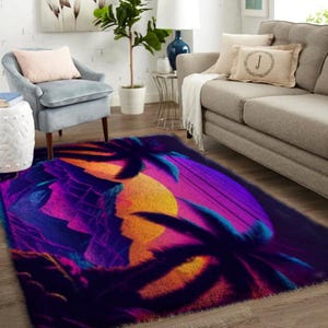 Latch Hook Kits, Large Latch Hook Rug Kit for Adults with Printed Canvas - Beautiful scenery, natural beauty
