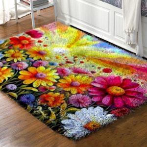 Latch Hook Kits, Colorful Creations: Latch Hook Rug Kits for Vibrant Décor