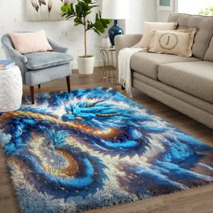 Latch Hook Kits, Large Latch Hook Rug Kit for Adults with Printed Canvas - Farmhouse Rustic Country Décor for Your Home