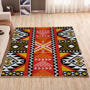 Latch Hook Carpet Kits lattice style Peluche Wall Tapestry Kits DIY Carpet Rug Chunky Yarn Arts Cushion Crocheting Floor Mat Crafts