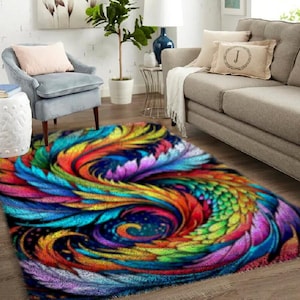 Bedroom Rug Kit: Cozy Floors for Restful Sleep - Latch Hook Kits, Large Latch Hook Rug Kit for Adults Latch Hook Kits with Printed Canvas