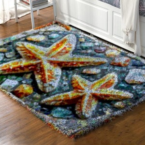 Gift for Girlfriend: Personalized Latch Hook Rug and Kit for a Unique DIY Experience!