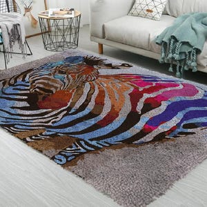 Bedroom Rug Kit:  Latch Hook Kits, Large Latch Hook Rug Kit for Adults Latch Hook Kits with Printed Canvas