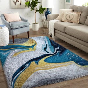 Ensemble de tapis à crochets de style bohème, grand ensemble de tapis à crochets pour loquets pour adultes Kits de crochets à loquets avec toile imprimée