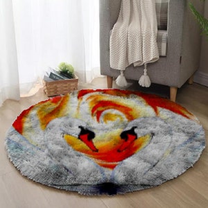 Latch Hook Rug Kit for Kids - Fun and Educational Crafting Experience - Perfect Gift Idea