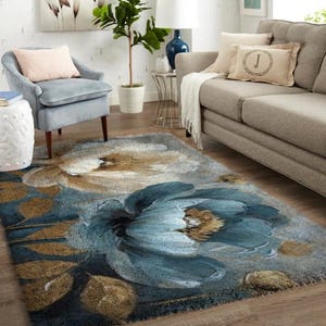 Latch Hook Rug Flower ,DIY Latch Hook Rug Kit, Fun and Relaxing Craft Project