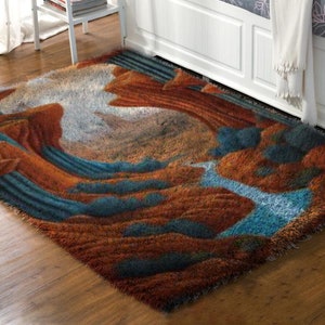 Colorful Latch Hook Kit for Crafting Your Personalized Latch Hook Rug!