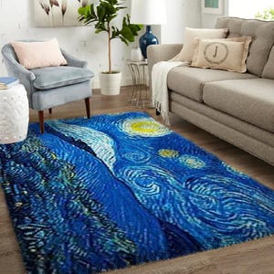 Latch Hook Kits, Large Latch Hook Rug Kit for Adults Latch Hook Kits with Printed Canvas - Personalized Housewarming Rug Kits