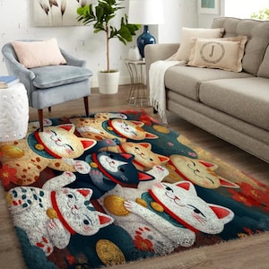 Kits de crochets de loquet pour chat, grand kit de tapis avec crochets de loquet pour adultes Kits de crochets de loquet avec toile imprimée / Multifonctions / tapisserie / tapis / cadeau