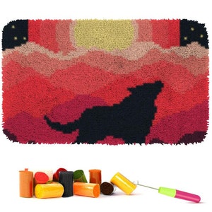 Deck the Halls: Large Latch Hook Rug Kit for Festive Christmas Decoration