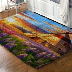 Latch Hook Kits, Unique and Cozy: DIY Latch Hook Rug Kits for a Personal Touch