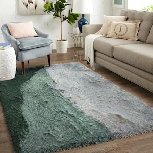 Großes Knüpfteppich-Set, Großes Knüpfteppich-Set für Erwachsene mit bedruckter Leinwand - Geschenk für Freund: Eine einzigartige DIY-Überraschung