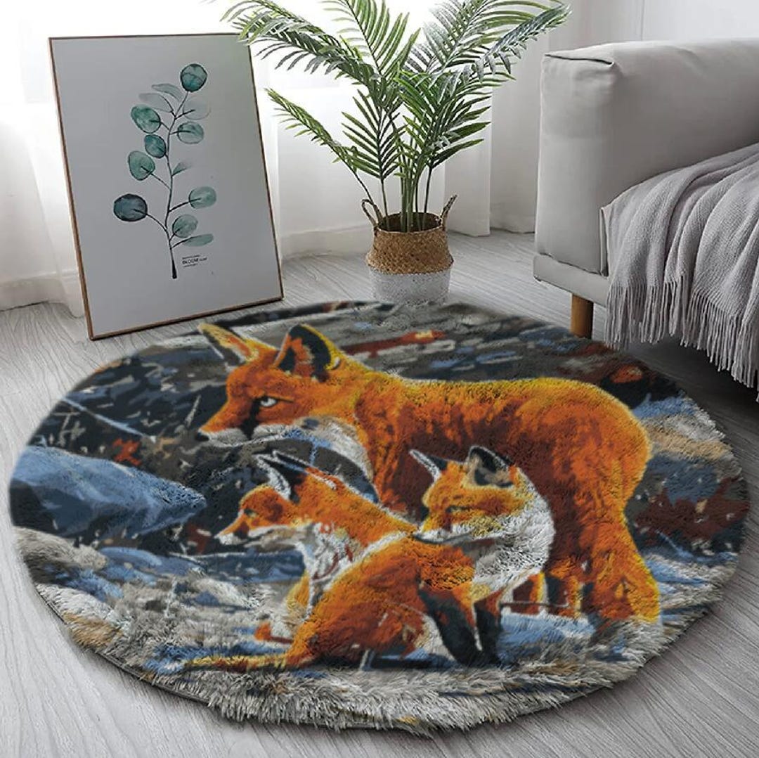 Oriental Round Rug: Exotic Floor Patterns - Round Rug Latch Hook Kits ...