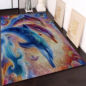 Gifts for Girlfriend: Personalized Rug Kits - Large Latch Hook Rug Kit for Adults Latch Hook Kits with Printed Canvas