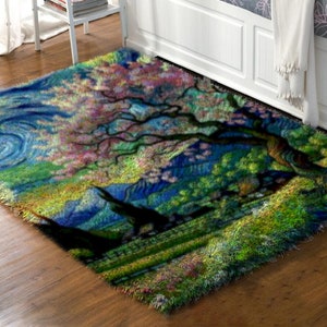 Gift for Him: Personalized Latch Hook Kit and Rug - A Man's DIY Delight