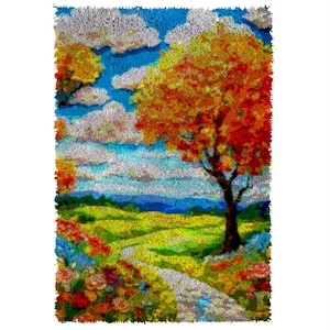 Latch Hook Kit and Rug for Adults: Stimulating DIY Art Projects