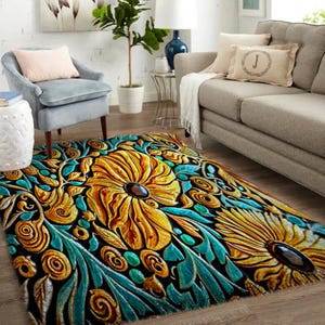 Boho Style Latch Hook Rug Kit - Chic & Trendy Wohnzimmer Dekor