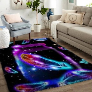 Holiday Craft Kit: Adult Latch Hook Rug with Printed Canvas - DIY Christmas Decoration