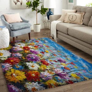 Anniversary Art: Celebratory Rug Latch Hook Kits, Large Latch Hook Rug Kit for Adults Latch Hook Kits with Printed Canvas