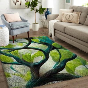 Tree Latch Hook Kits, Latch Hook Rug Kit: Craft Your Own Stunning Floor Art