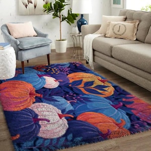 Latch Hook Kits, Large Latch Hook Rug Kit for Adults with Printed Canvas - Whimsical Playful and Creative Rug Designs