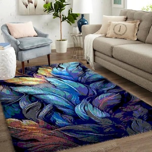 Juego de alfombra con gancho de lengüeta, kit de alfombra con gancho de lengüeta con estampado animal, patrón único para tu hogar