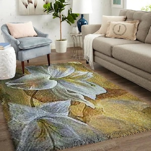 Retro Latch Hook Kit and Rug: Custom Area Rug for Vintage-Inspired Spaces