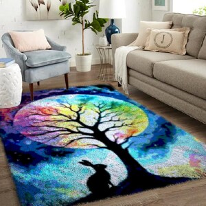 Colorful Latch Hook Kit and Rug: Add a Splash of Color to Your Living Space