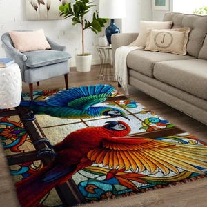 Kit de alfombra con gancho de pestillo con patrón de animales Kit de alfombra con gancho de pestillo grande para adultos Kits de gancho de pestillo con lienzo impreso