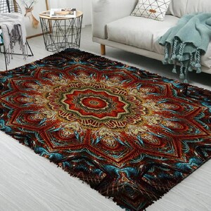 Exotic Decor for Your Floors - Latch Hook Kits, Large Latch Hook Rug Kit for Adults Latch Hook Kits with Printed Canvas