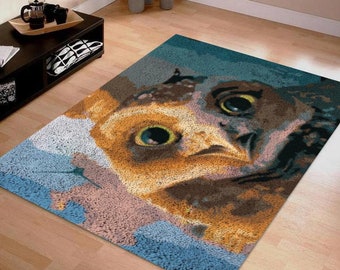 Latch Hook Rug Kits Owl style Plush Wall Tapestry Kits DIY Carpet Rug Chunky Yarn Arts Cushion Crocheting Floor Mat Crafts