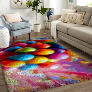 Bordado elegante: personalice su piso con gancho de pestillo - Kit de alfombra de gancho de pestillo grande para adultos Kits de gancho de pestillo con lienzo impreso