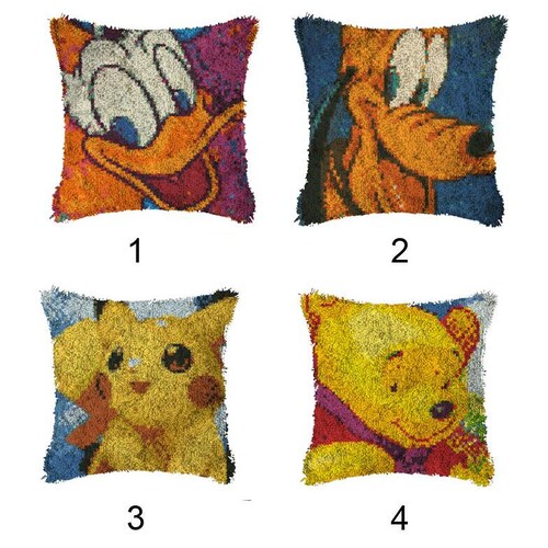 Latch Hook Kits Make Your Own Cushion Pricess Lattice Etsy